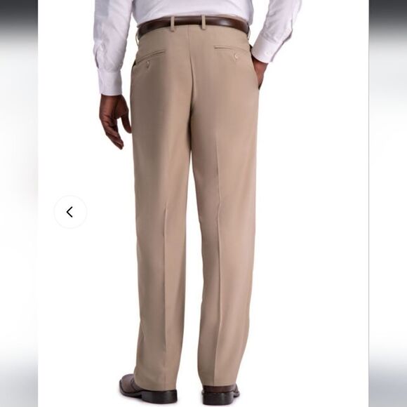 NWT Haggar 38x29 Premium Comfort Dress Pant Classic Fit Flat Front - Picture 2 of 6